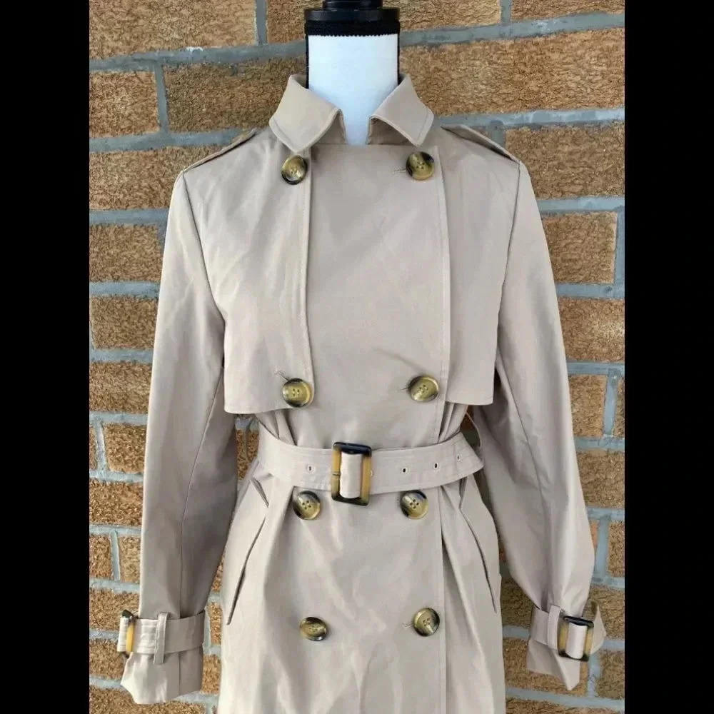 Orolay Women's Long Double Breasted Trench Coat - Picture 3 of 16